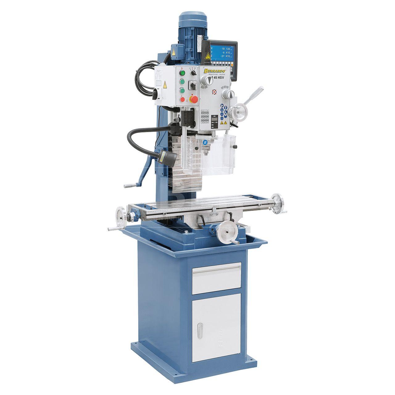 Bernardo FM 45 HSV mit 3-Achs-Digitalanzeige Bohr-Fräsmaschine