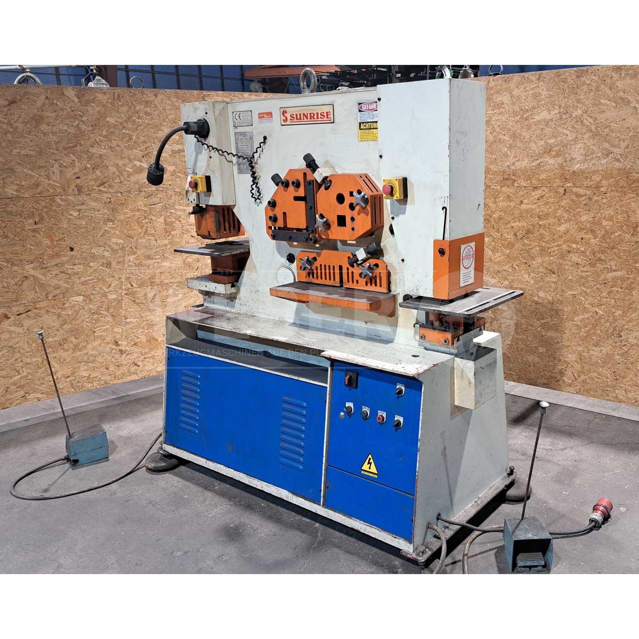 Sunrise IW-80SD Hydraulische Profilstahlschere und Lochstanze