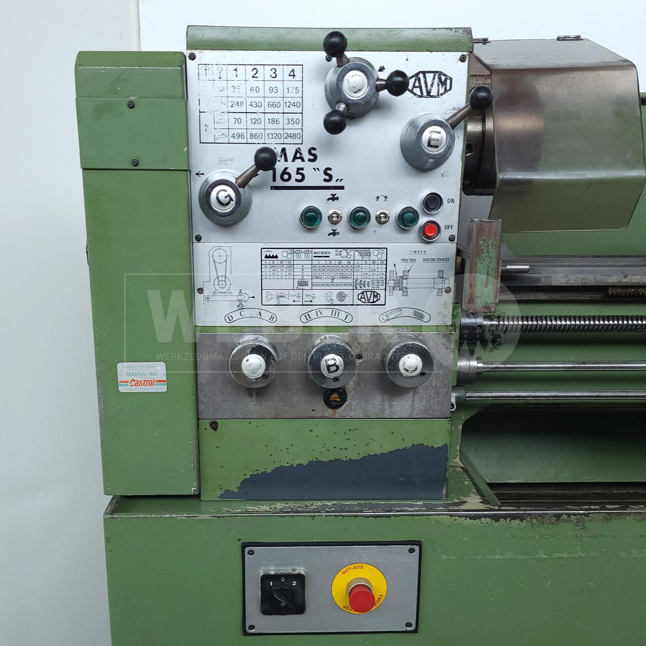 AVM Angelini MAS 165 S Leit- und Zugspindeldrehmaschine